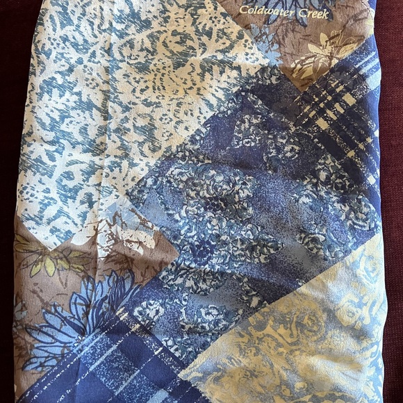 Coldwater Creek Bias Silk Scarf - Picture 8 of 8